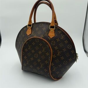 Louis Vuitton Ellipse GM Brown Monogram Shoulder Bag. GUC
